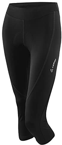 Löffler Tour II 3/4 Fahrradhose Damen schwarz