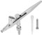 Hilitand Airbrush, Professionelles Airbrush-System-Kit, G1/8-Airbrush-Pistole mit Pipette, Schraubenschlüssel für Möbel, Autografiken, Basteln, Kuchen, Tattoos, Kunst (Kaliber 0,2 mm)