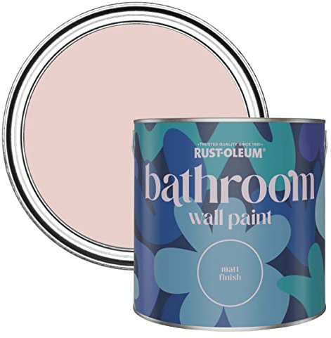Rust-Oleum Pink Water-Resistant Bathroom Wall & Ceiling Paint - Pink Champagne 2.5L