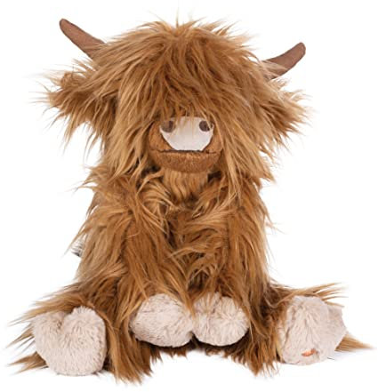 Wrendale - PLUSH009 - Plüschtier, West Highland Cow, Gordon, 24cm x 13,5cm x 12cm