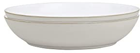 Denby Natural Canvas Pasta Bowl Set Of 2, White
