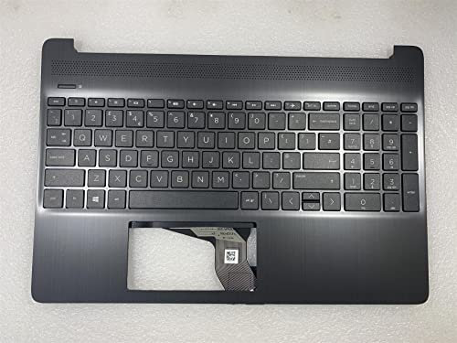 Per HP 15 15S-FQ Laptop L68122-031 L63576-031 UK Inglese Tastiera Palmrest Top Cover