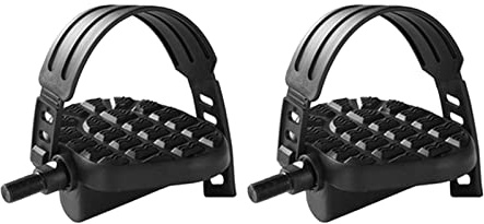 Baoblaze Heimtrainer Pedale mit Verstellbaren Riemen 1/2 Zoll, 9/16 Zoll