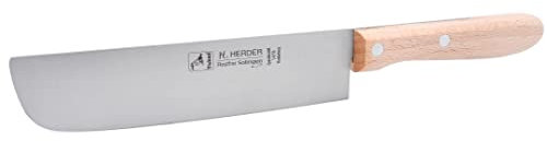 Nakiri Profi Kochmesser original H. Herder Santoku Solingen 30cm Buche extra scharfer Handabzug rostfrei Solinger Qualität Santokumesser Nakirimesser Küchenmesser