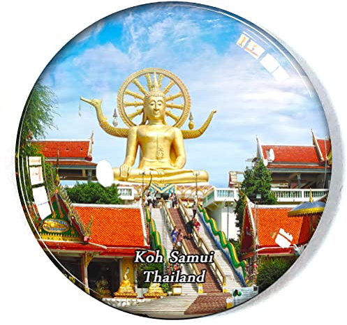 KOH Samui Thailand Kühlschrankmagnet Kühlschrank Gefrierschrank Magnet Souvenir Dekoration Magnet Aufkleber Glas Basteln
