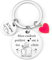 Aonveki Cadeau Amoureux Saint Valentin Femme Homme, Porte-clés Cadeau Couple Petite Amie/Petit Ami, Je t'aime, Cadeau pour Anniversaire et le jour du souvenir