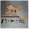 Fachmann E-Gitarren-Bausatz 39 Zoll DIY E-Gitarren-Kit Mahagoni Korpus Ahorn Hals Palisander Griffbrett Selbstbau Gitarrenkit