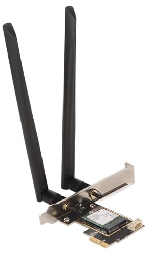 Carte PCIe WiFi 7 pour Ordinateur de Bureau, Carte WiFi 7 2,4 G 5 G 6 G Carte Réseau Interne Tri Bande Adaptateur sans Fil 8774 Mbps Adaptateur de Carte Réseau sans Fil pour