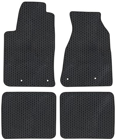 moto-MOLTICO Eva Fußmatten Auto - Automatten passend für Audi 80 B4 Cabrio 1988-1994, rutschfeste und Wasserfeste Autoteppiche