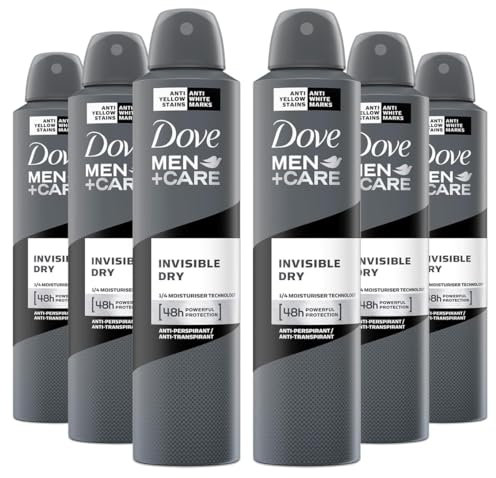 Dove Men + Care Invisible Dry Antiperspirant Deodorant Aerosol 250 ml – Case of 6