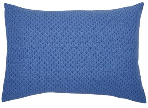 Taie d'oreiller imprimée en Bambou, Camille, 50 x 70 cm, Origin, Bleu Marine