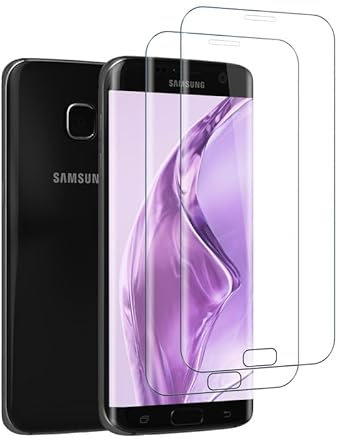 [2 Stück] für Schutzfolie Samsung Galaxy S7 edge Panzerglas, Frei von Staub Zero Bubble Displayschutz Samsung S7 edge Folie, Anti-Öl Ultrabeständig Displayfolie Samsung Galaxy S7 edge Panzerfolie