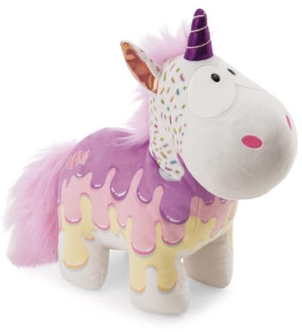 NICI Kuscheltier Einhorn Sweety Rainbow 32cm - Weiss - Weiches Plüschtier – niedliches Stofftier zum Kuscheln & Spielen – tolle Geschenkidee für Kinder & Erwachsene | 61908