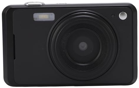 Yctze 4K 64MP Digitalkamera, Videorecorder, Camcorder mit 16-fachem Digitalzoom, AF, Autofokus, 2,8-Zoll-Display, LED-Fülllicht für Fotografie, Reisen, Vlogging (Black)