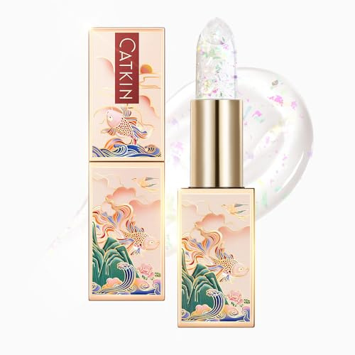 CATKIN Moonlight Lip Balm, Natural hydrating Lip Balm, Chapstick Lip Balms with Vitamin E for 8h Moisture for Dry Cracked Lips, 3.5g