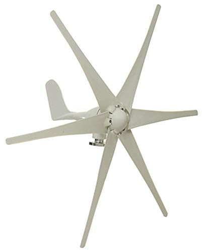 48v,Kit generatore Eolico Verticale da 2000W-6000W con Magnete Permanente, IP67 Impermeabile, 6 Pale in Alluminio per Generazione di energia eolica per cabinato Fuori Rete, Barca