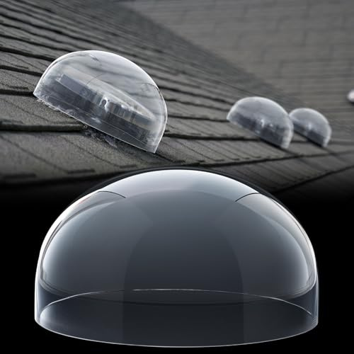 Otoolling 40,6 x 40,6 x 17,8 cm Dachfenster Ersatzkuppel Polycarbonat Dachfenster Abdeckung für Dächer Wohnmobil Solarröhre Sonne