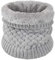 Yuson Girl Schlauchschal Herren Damen Loop Schal Outdoor Halsschlauch Dick Fleece Halswärmer Gefüttert Weichem Thermo Nackenwärmer Multifunktionstuch Strickschal(Grau)