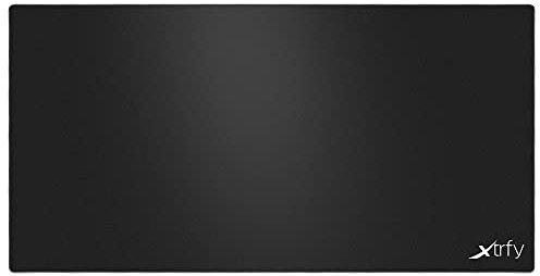 Xtrfy GP2, Großes Gaming-Mauspad aus Stoff in XXL (1200 x 600 x 3 mm), Präzision bei jeder Mausbewegung, Vernähte Kanten, Rutschfest, Maschinenwaschbar, Schwarz