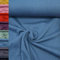 MAGAM-Stoffe Berlin dicker Sweat Stoff Uni innen angeraut und weich Meterware 50cm (16. Jeans Blau meliert)