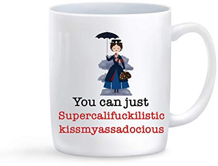 Mary Poppins Lustige Tasse, Muttertagsgeschenk, lustige Geburtstagsgeschenke für Sie, Weihnachtsgeschenke
