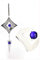 Wifehelper Carillons éoliens Élégante Fenêtre Rotative Suspendue Décor Vent Cloche Maison Ornement Jardin Fenêtre Boutique Bureau Décoration(D Rhombic Shape)