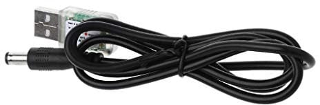 For Bicycle LED Head Light 18650 Battery Pack USB 5V To 8.4V Power Charge Cable