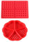 Selecto Bake Silicone Baking Round & Square Waffles Mould Muffin Pans Baking Molds Pack of 2