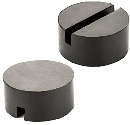 LST 2x Wagenheberaufnahme 75x35 mm rund Gummi Adapter Gummiblock