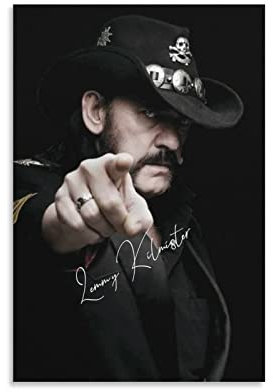 XXJDSK Druck Auf Leinwand Lemmy Kilmister Poster, dekoratives Gemälde,Wohnzimmer, Gemälde 60X90cm Kein Rahmen