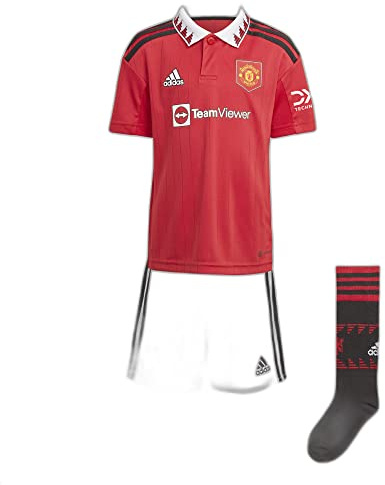 adidas Unisex Kids Mufc H Mini Football Set