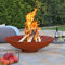CLGarden 80cm Feuerschale robust aus 3mm Cortenstahl CFS80 Made in Germany Rost Schale Feuerstelle rund 80 groß