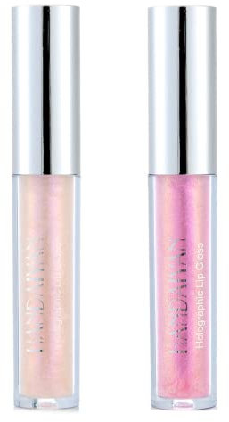 2PCS Diamond Liquid Glitter Shimmer Lipsticks, Glossier Lip Gloss, Lipstick Nude lip gloss metallic Light lipgloss shimmer, Nonstick Cup Metallic Lip Gloss Set Lips Cosmetic for Women Girls (4 & 5)