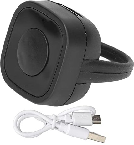 Page Turner mit Fernbedienung, Wiederaufladbarer Fernbedienungs Ringfinger Scroller, Bluetooth Scrolling Ring Page Turner, Fingertip Page Turner Foto Taketer.