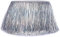 YYCRAFT Lametta-Fransenborte, 25,4 cm breit, Lametta-Girlande, Tanz-Kostüm, Fransenborte, glänzender Folieneffekt, Party-Dekoration (4,5 m, Lasersilber)