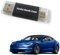 128 GB Tesla USBC Dashcam Flash Drive for Sentry Mode. Dual Sided Thumb Drive Dash Cam Security USB Tesla Sentry Mode