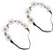 Housoutil 2 Stk Gänseblümchen-stirnband für Frauen Haarband 5 Sonnenblumen und Gänseblümchen für Hochzeit Braut-accessoires