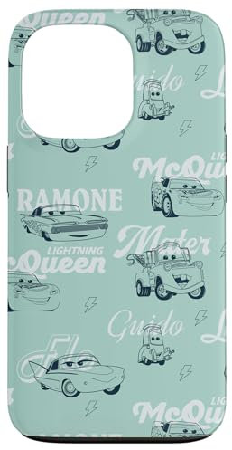 iPhone 13 Pro Disney and Pixar’s Cars Lightning McQueen & Friends Pattern Case