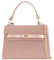 LeahWard Top Handle Clutch Bag Chain Cross Body Wedding Party Bags (Rose Gold 1)