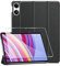 Funda para Redmi Pad Pro 5G/ 4G / Xiaomi Poco Pad 12.1 Inches +1 Pack Cristal Vidrio Templado,con Función Soporte,Anti-Arañazos Protectora Case función -Negro
