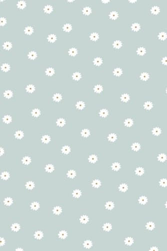Daisy Notebook | Aesthetic Lined Notebook | Paperback Notebook