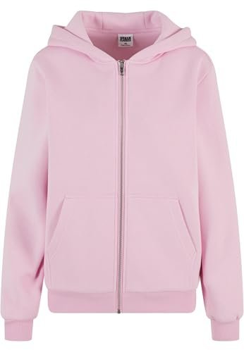 Urban Classics Ladies Fluffy Zip Cardigan softpink, M