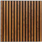 Atmosphera Créateur d'intérieur - Panneau Décoratif Tasseaux Bois Colva - 60x60cm -Finition Noyer - Réduction du Bruit - Entrée, Chambre, Salon