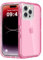 Follaroma Coque pour iPhone 14 Pro, coque de protection transparente robuste et antichoc, anti-chute, durable, double couche compatible avec iPhone 14 Pro 6,1, rose cristal