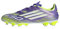 adidas F50 League Multi Ground Football Boots, Scarpe da Calcio Unisex-Adulto, Purple Rush/Ftwr White/Lucid Lemon, 42 EU