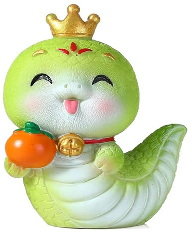 Chinesische Sternzeichen Jahr Schlange Figur Wohnkultur Blumenvase Schlange Statuen für Professionalität Harz Handwerk Cartoon Dekorationen