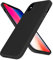 Whew für iPhone X/XS Hülle, Ultra Dünn Weicher Silikon Handyhülle, Matt Stoßfest Kratzfest Anti-Fingerabdruck Schutzhülle, Extrem Haltbarkeit Samtige Touch für iPhone X/XS Case Cover, Schwarz