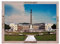 Magnet Stuttgart - Schlossplatz - Silber geprägt und glitzernd - Kühlschrankmagnet Souvenir Fotomagnet