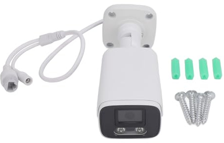 Srliya 4K POE, Caméra de Surveillance de sécurité Haute Définition 6MP avec Nocturne Grand Angle 120°, Caméra IP, Caméra de Nocturne, Caméra de sécurité pour la Surveillance