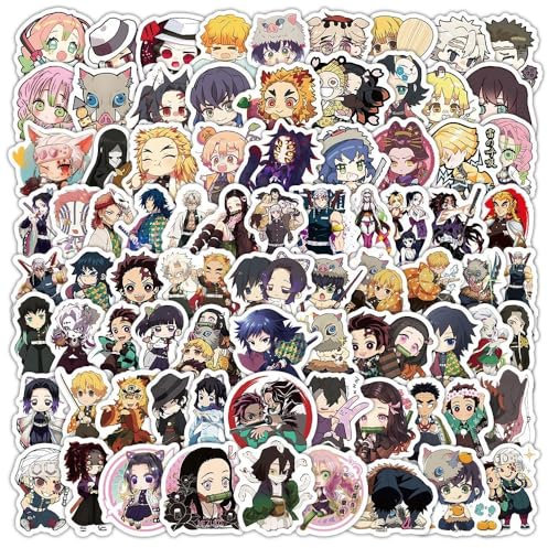 120 Ghost Slayers Aufkleber Anime Figur Vinyl Wasserdicht DIY Stickers Für Computer Skateboard Gepäck Auto Fahrrad